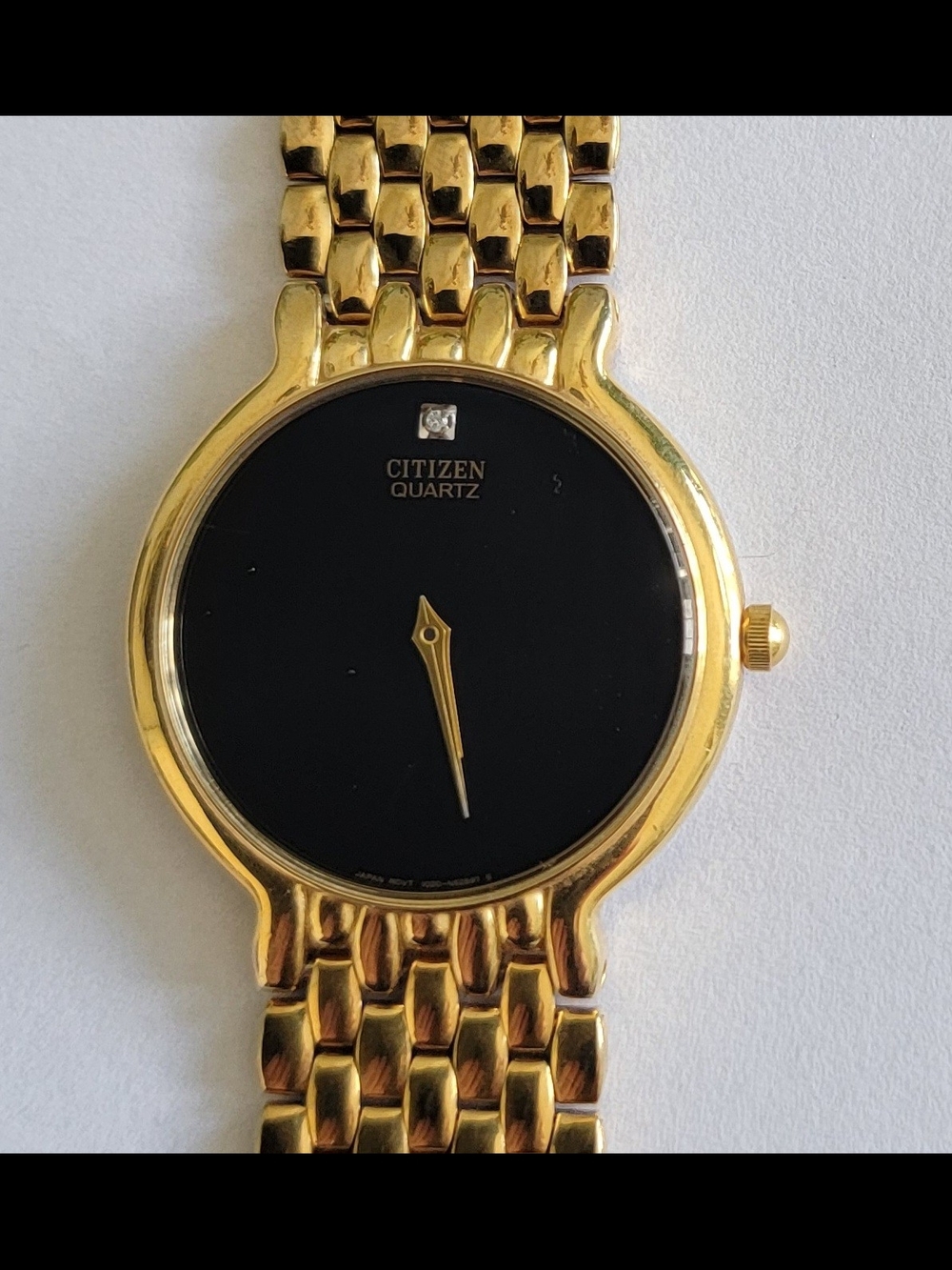 Vintage Classic Rare 1991 Mens Citizen Gold Plated Watch 1020-s54562